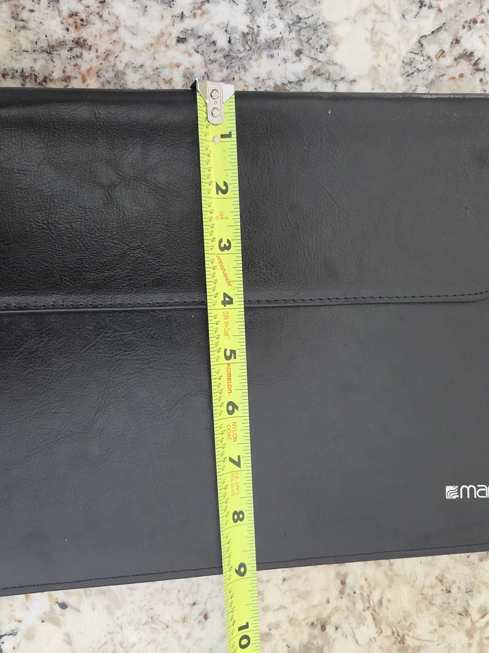 Black Tablet Folio Case - Protective Sleeve with Magnetic Flap